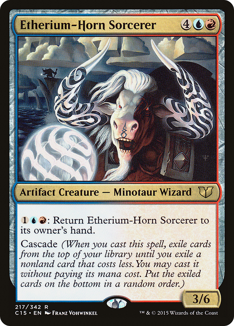 Etherium-Horn Sorcerer (C15-217) [Commander 2015] MTG Single Wizards of the Coast