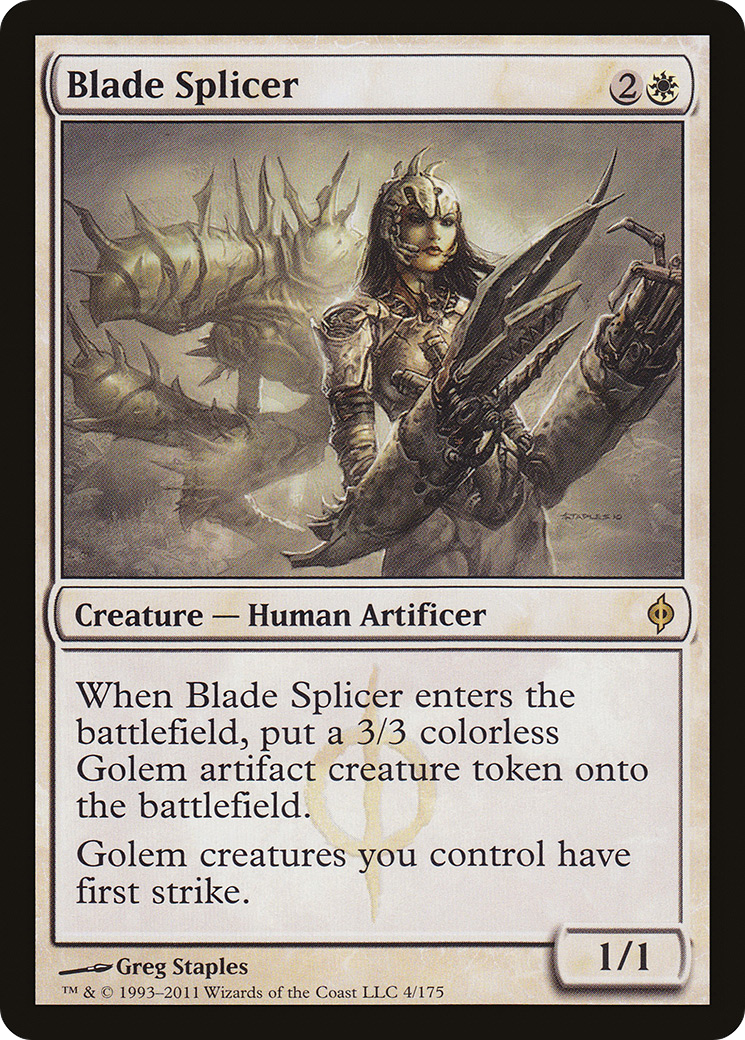 Blade Splicer (NPH-004) [New Phyrexia] MTG Single Wizards of the Coast