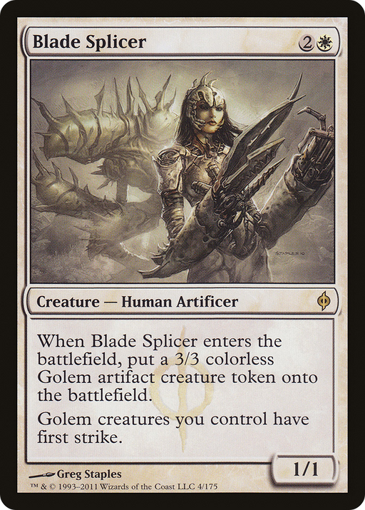 Blade Splicer (NPH-004) [New Phyrexia] MTG Single Wizards of the Coast