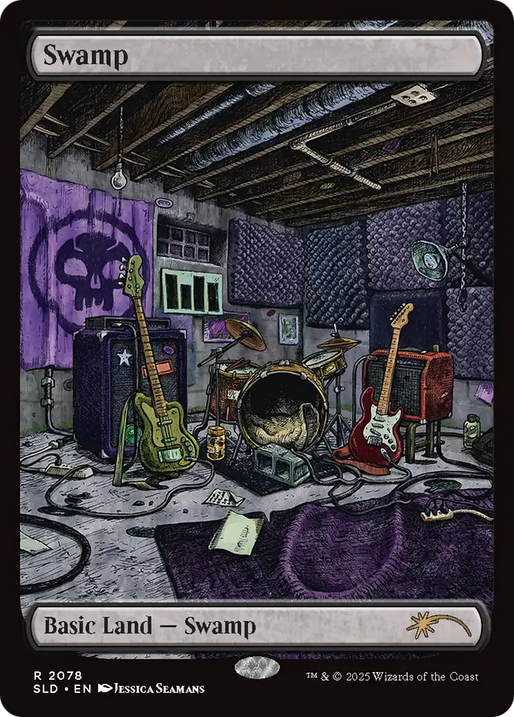 Swamp (SLD-2078) [Secret Lair] Drop MTG Single Wizards of the Coast
