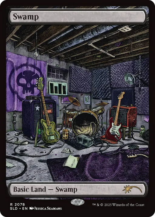 Swamp (2078) (SLD-2078) [Secret Lair] Drop MTG Single Wizards of the Coast