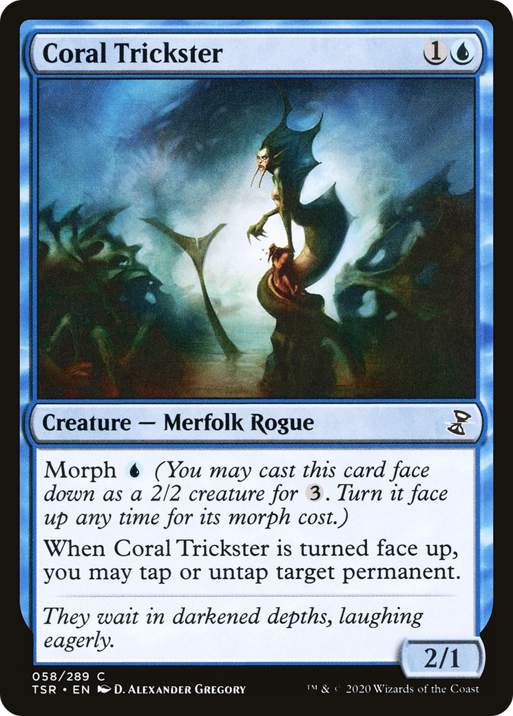 Coral Trickster (TSR-058) [Time Spiral Remastered] Foil MTG Single Wizards of the Coast