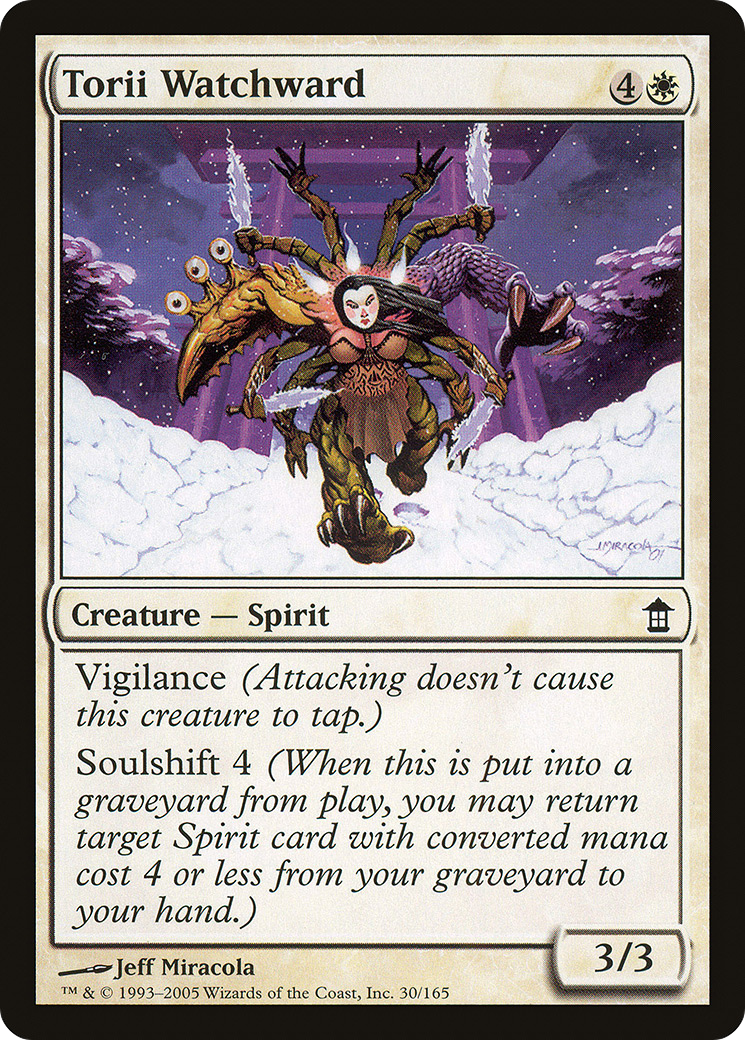 Torii Watchward (SOK-030) [Saviors of Kamigawa] Foil MTG Single Wizards of the Coast
