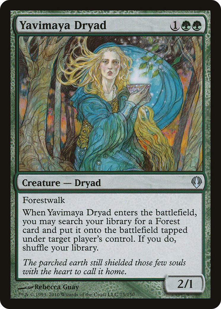 Yavimaya Dryad (ARC-075) [Misc] Archenemy MTG Single Wizards of the Coast