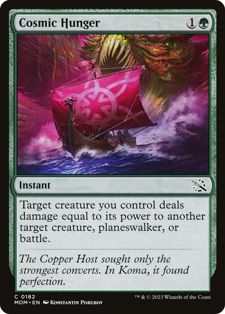 Cosmic Hunger (MOM-182) [March of the Machine] Foil MTG Single Wizards of the Coast