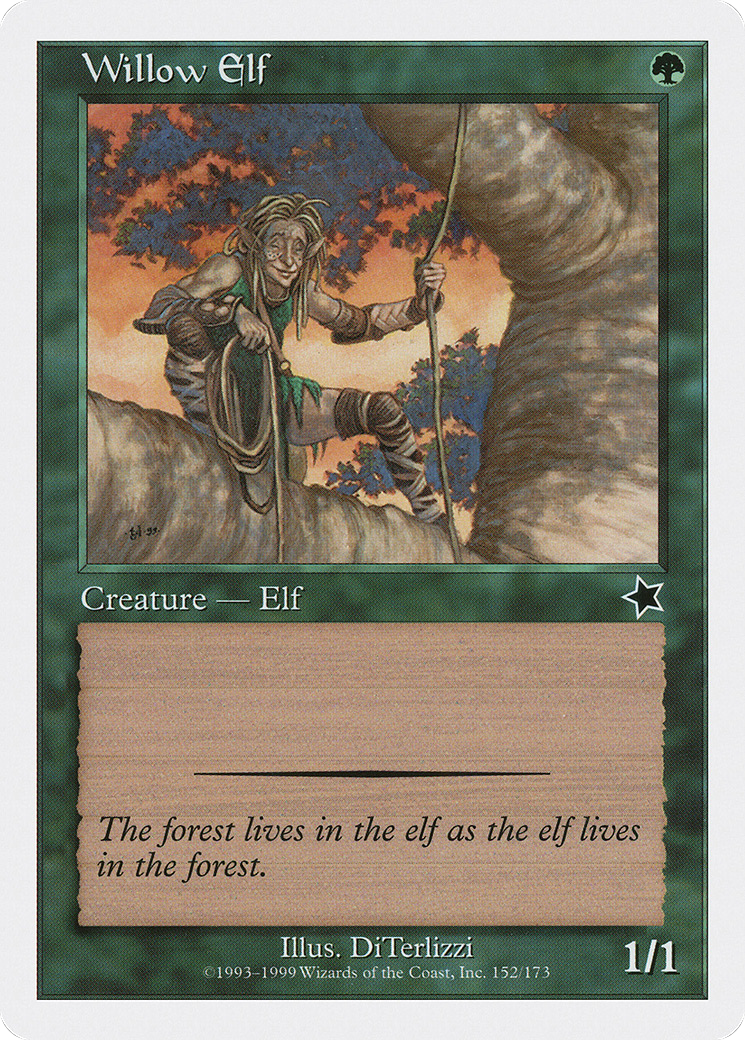 Willow Elf (S99-152) [Misc] Starter 1999 MTG Single Wizards of the Coast