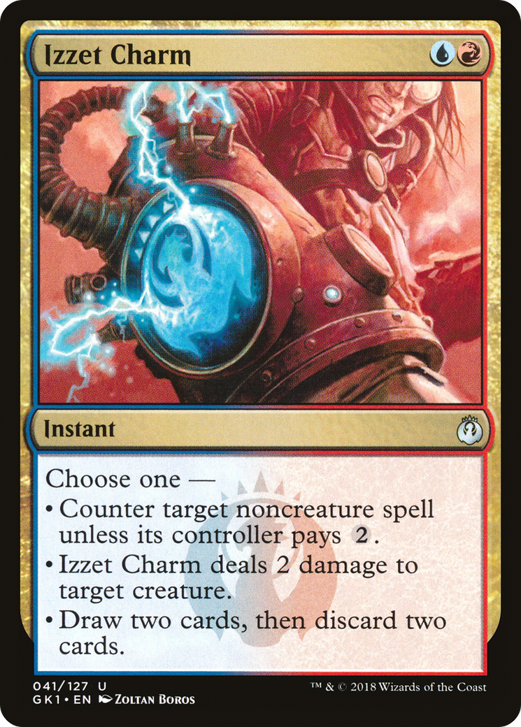 Izzet Charm (GR1-041) [Misc] GRN Guild Kit MTG Single Wizards of the Coast