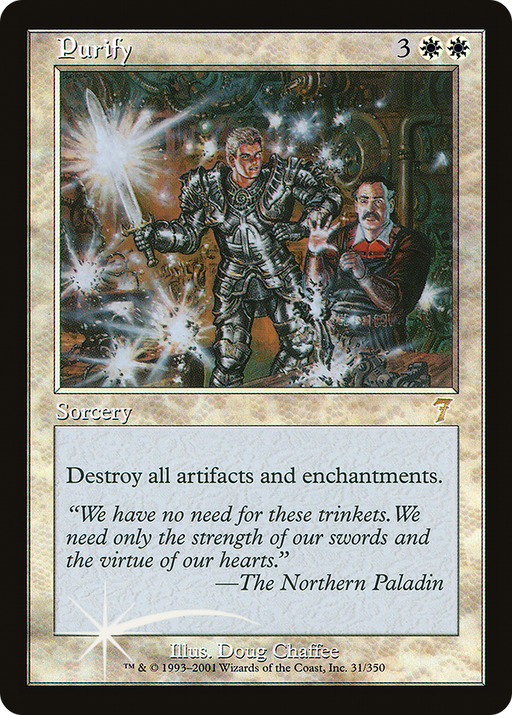 Purify (7ED-031) [7th Edition] MTG Single Wizards of the Coast