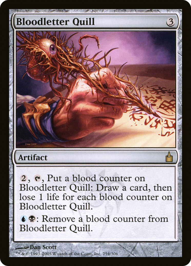 Bloodletter Quill (RAV-254) [Ravnica: City of Guilds] Foil MTG Single Wizards of the Coast