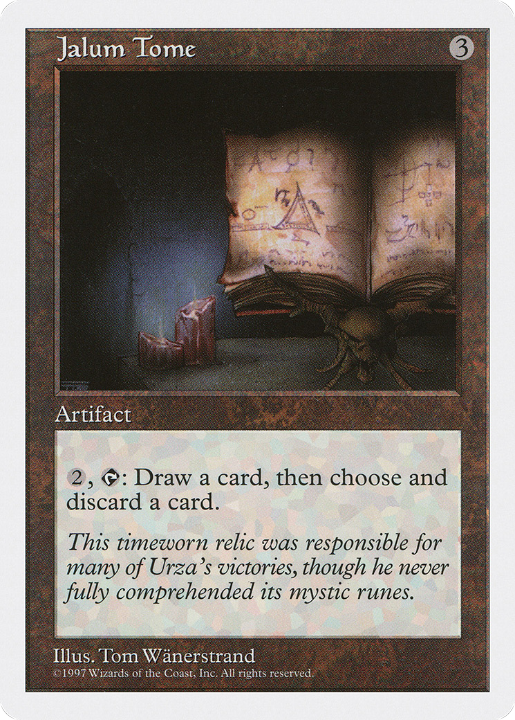 Jalum Tome (5ED-382) [Fifth Edition] MTG Single Wizards of the Coast