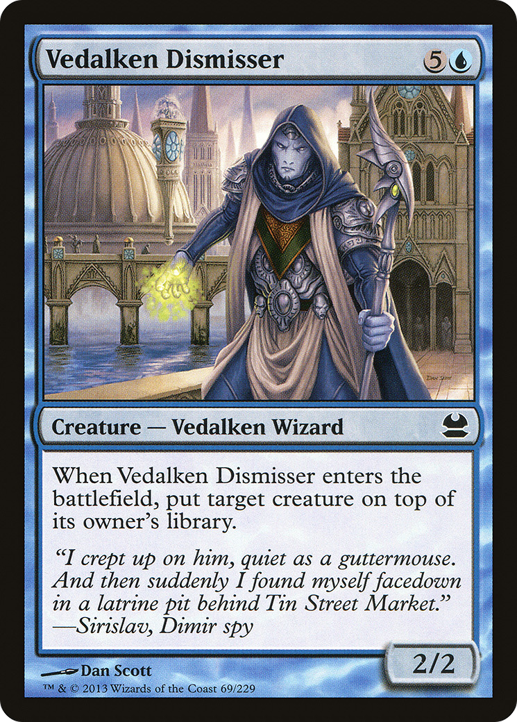 Vedalken Dismisser (MMA-069) [Modern Masters] Foil MTG Single Modern Masters