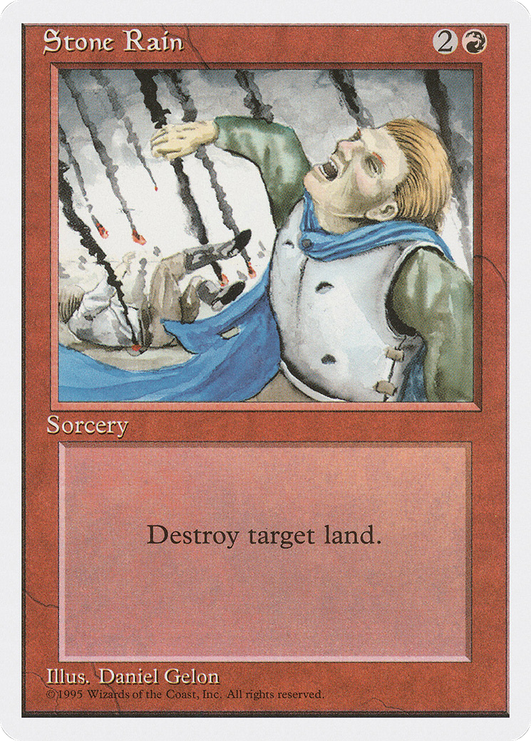 Stone Rain (4ED-224) [Fourth Edition] MTG Single Wizards of the Coast