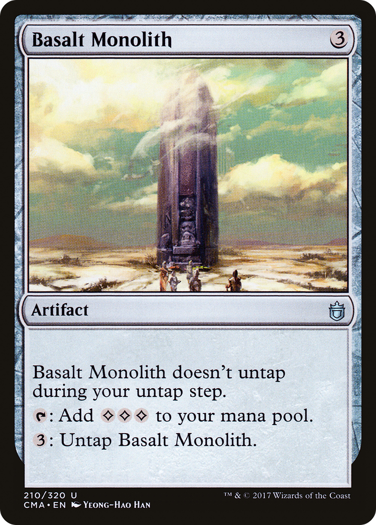 Basalt Monolith (CMA-210) [Commander Anthology] MTG Single Wizards of the Coast