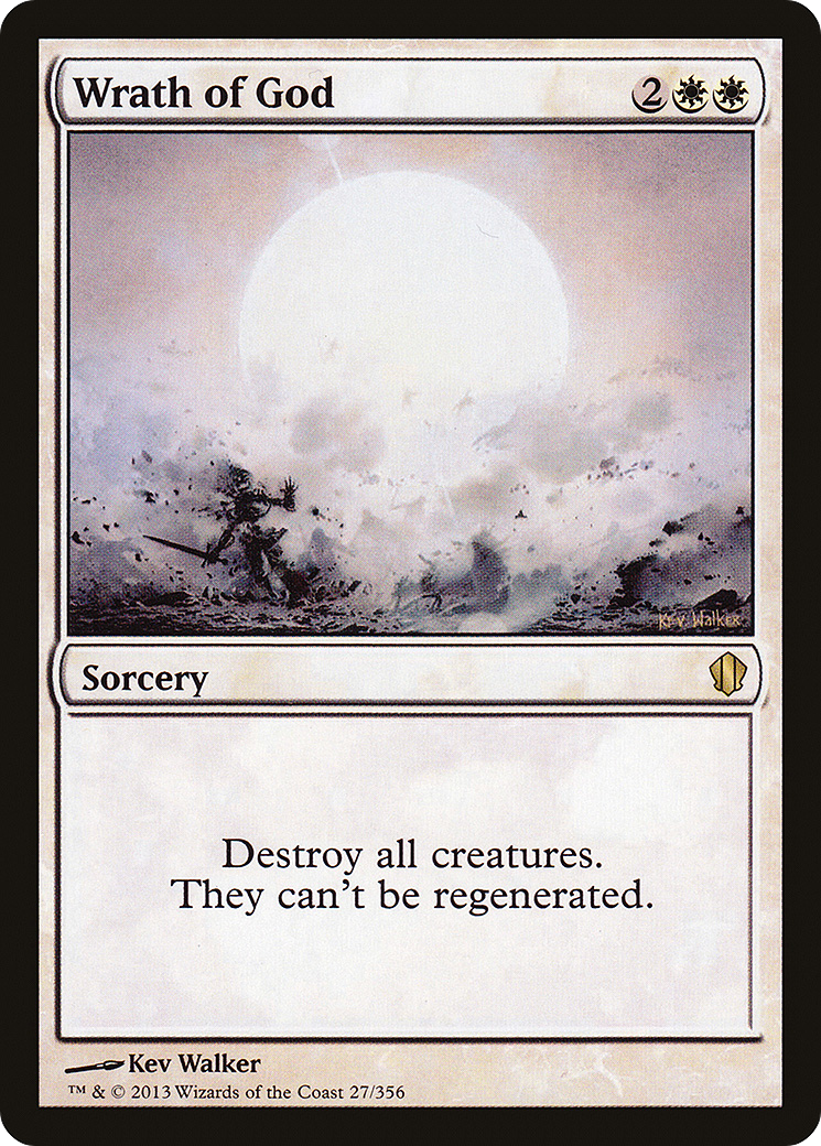 Wrath of God (C13-027) [Commander 2013] MTG Single Wizards of the Coast