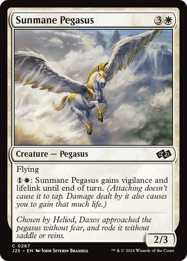 Sunmane Pegasus (J25-267) [Foundations Jumpstart] MTG Single Wizards of the Coast