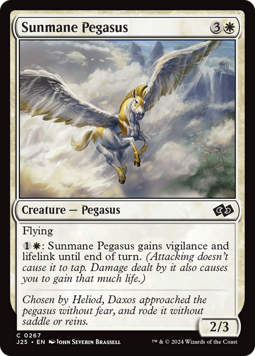 Sunmane Pegasus (J25-267) [Foundations Jumpstart] MTG Single Wizards of the Coast