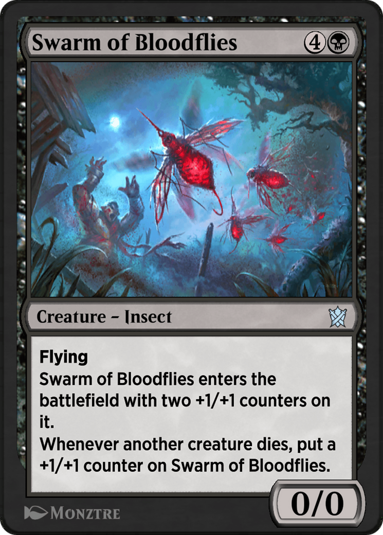 Swarm of Bloodflies (KTK-92Y) [Khans of Tarkir] MTG Single Wizards of the Coast
