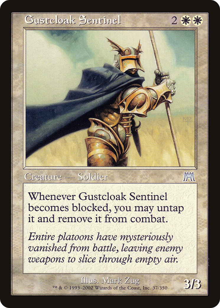 Gustcloak Sentinel (ONS-037) [Onslaught] Foil MTG Single Wizards of the Coast