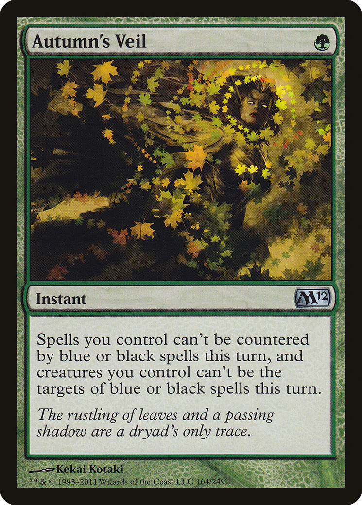 Autumn's Veil (M12-164) [Magic 2012] Foil MTG Single Wizards of the Coast