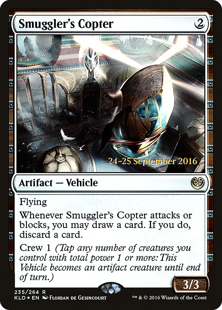 Smuggler's Copter (PRE-235) [Kaladesh Promos] Foil MTG Single Wizards of the Coast