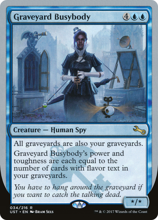 Graveyard Busybody (UST-034) [Unstable] Foil MTG Single Wizards of the Coast