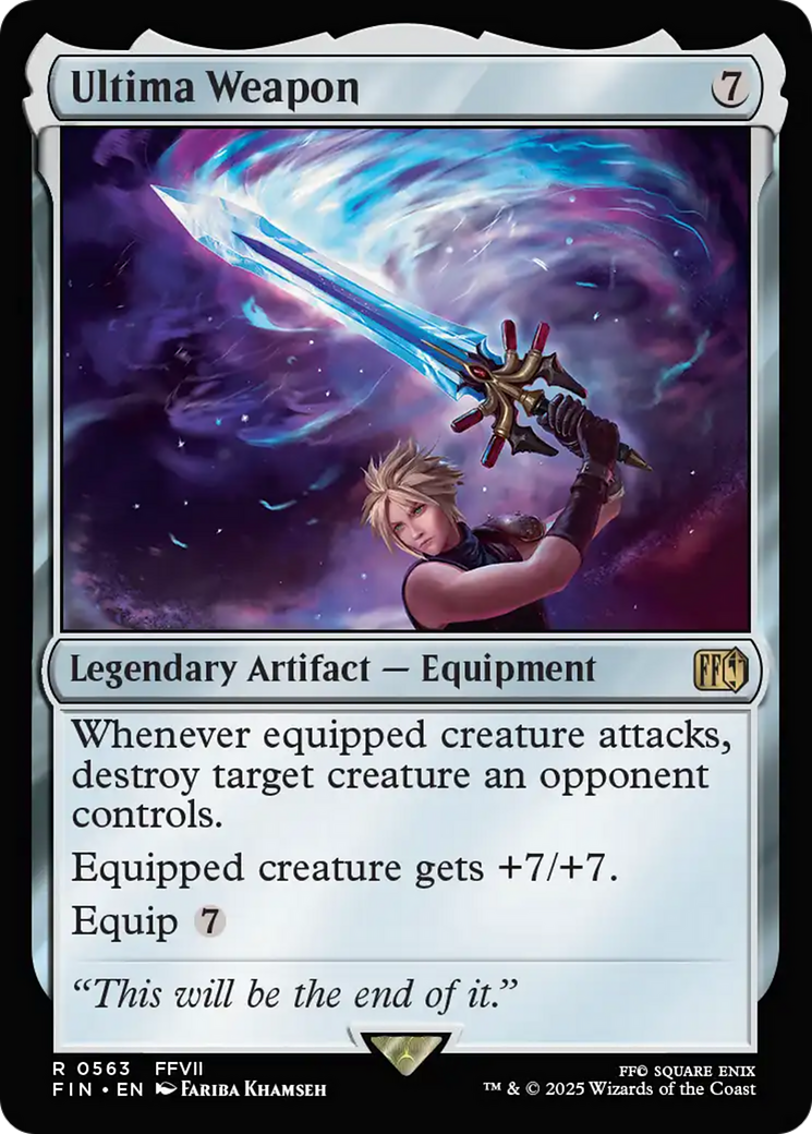 Ultima Weapon (FIN-563) [FINAL FANTASY] Foil MTG Single Wizards of the Coast