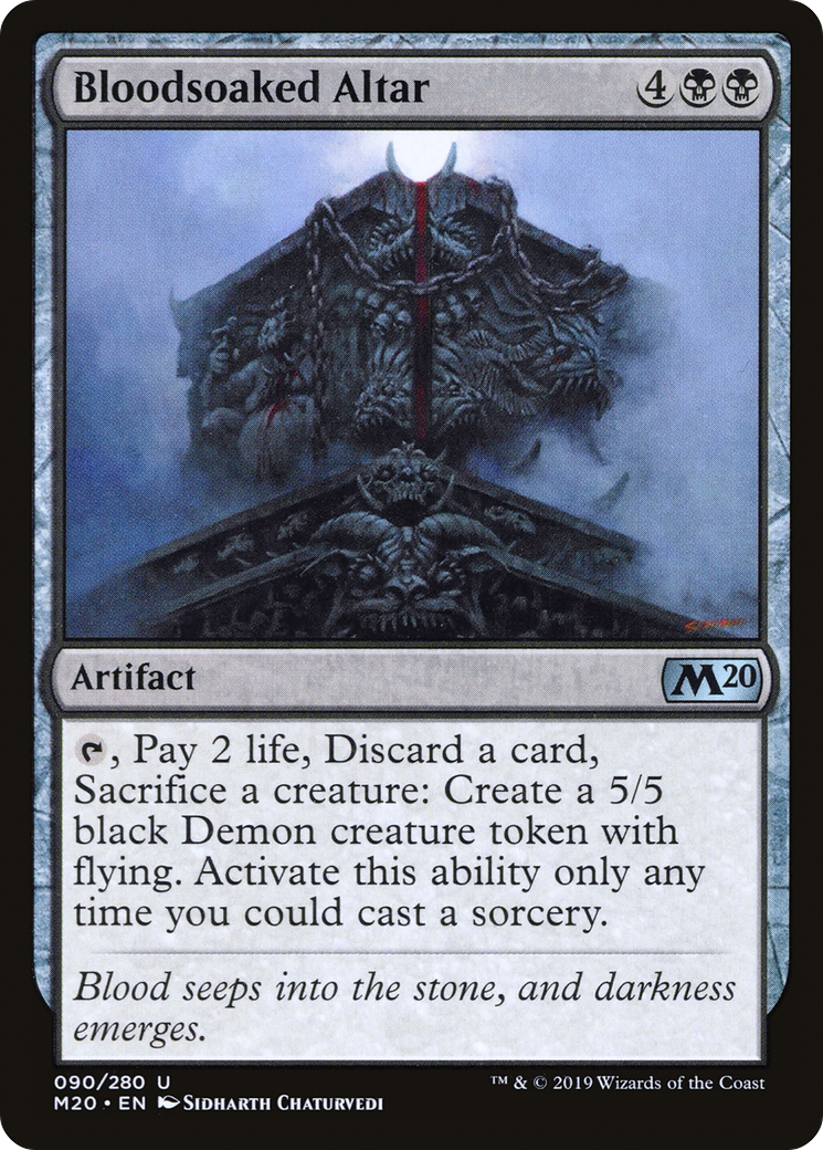 Bloodsoaked Altar (M20-090) [Core Set 2020] MTG Single Wizards of the Coast