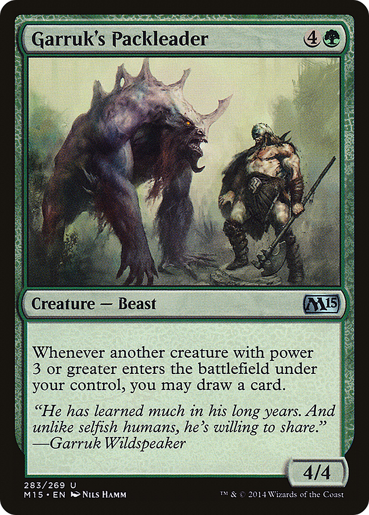 Garruk's Packleader (M15-283) [Magic 2015] MTG Single Wizards of the Coast
