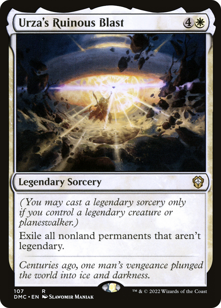 Urza's Ruinous Blast (DMC-107) [Dominaria United Commander] MTG Single Wizards of the Coast