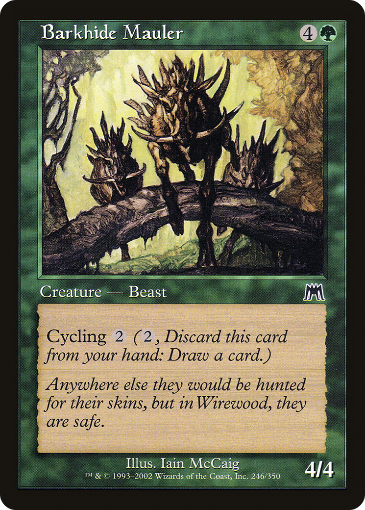 Barkhide Mauler (ONS-246) [Onslaught] Foil MTG Single Wizards of the Coast