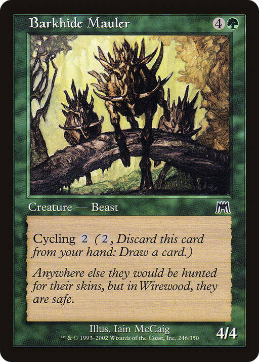 Barkhide Mauler (ONS-246) [Onslaught] MTG Single Wizards of the Coast