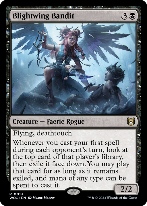 Blightwing Bandit (WOC-013) [Wilds of Eldraine Commander] MTG Single Wizards of the Coast