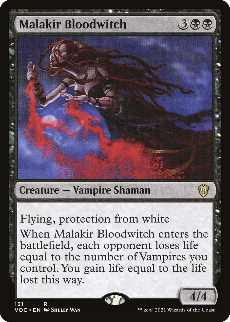 Malakir Bloodwitch (VOC-131) [Crimson Vow Commander] MTG Single Wizards of the Coast