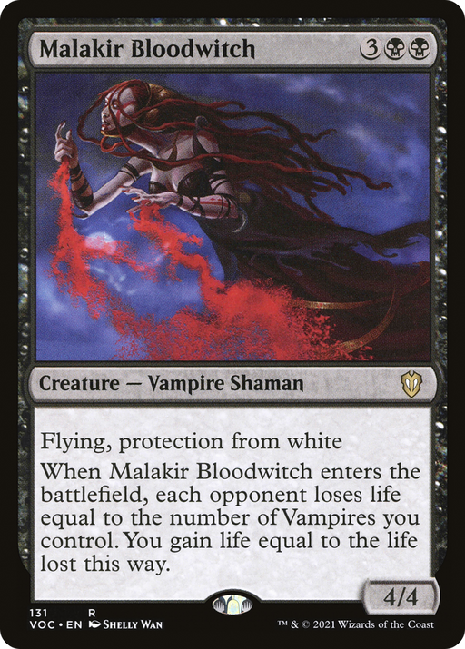 Malakir Bloodwitch (VOC-131) [Crimson Vow Commander] MTG Single Wizards of the Coast