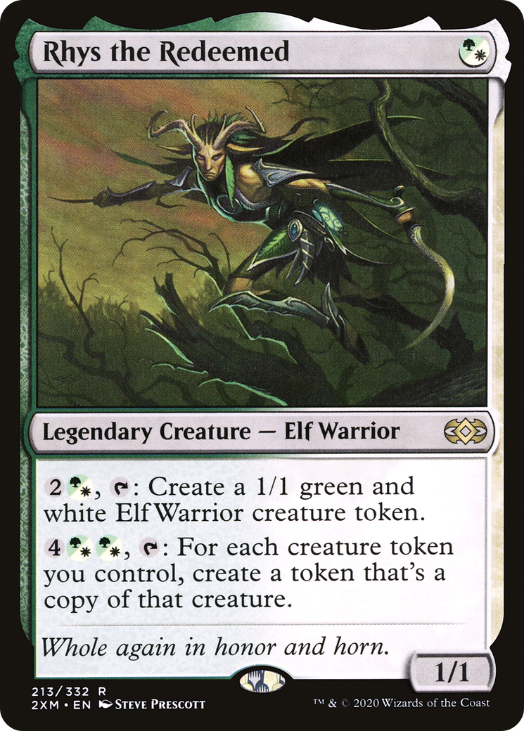Rhys the Redeemed (2XM-213) [Double Masters] MTG Single Wizards of the Coast