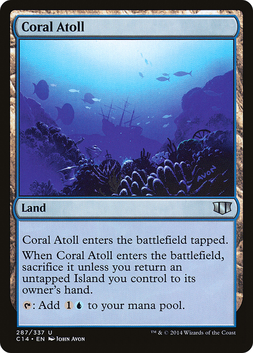 Coral Atoll (C14-287) [Commander 2014] MTG Single Wizards of the Coast