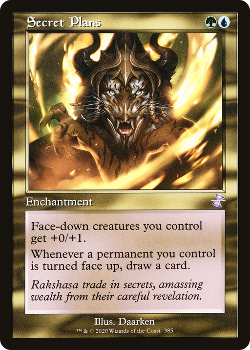 Secret Plans (TSR-385) [Time Spiral Remastered] MTG Single Wizards of the Coast