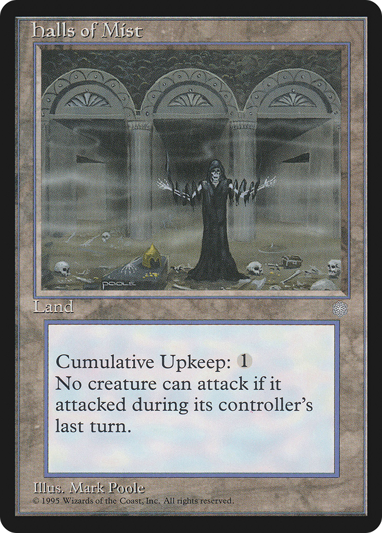 Halls of Mist (ICE-) [Ice Age] MTG Single Wizards of the Coast