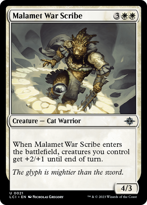 Malamet War Scribe (LCI-021) [The Lost Caverns of Ixalan] MTG Single Wizards of the Coast
