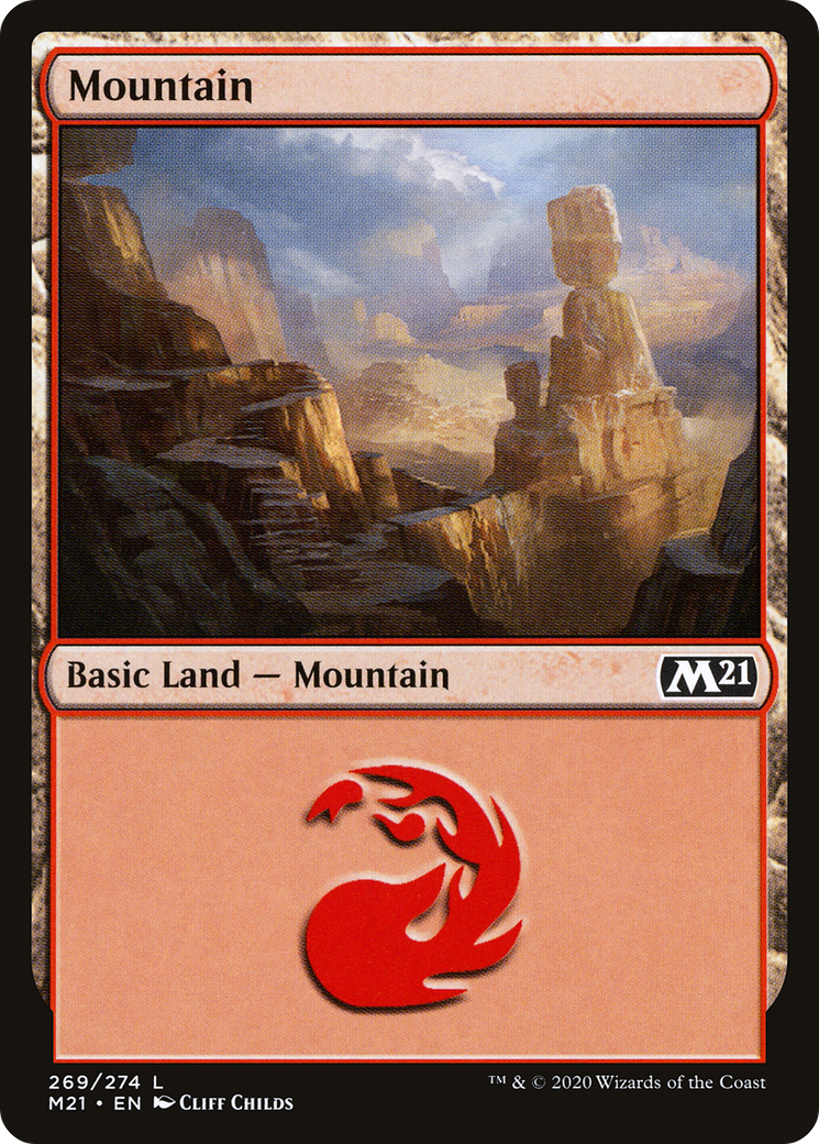 Mountain (M21-269) [Core Set 2021] MTG Single Wizards of the Coast