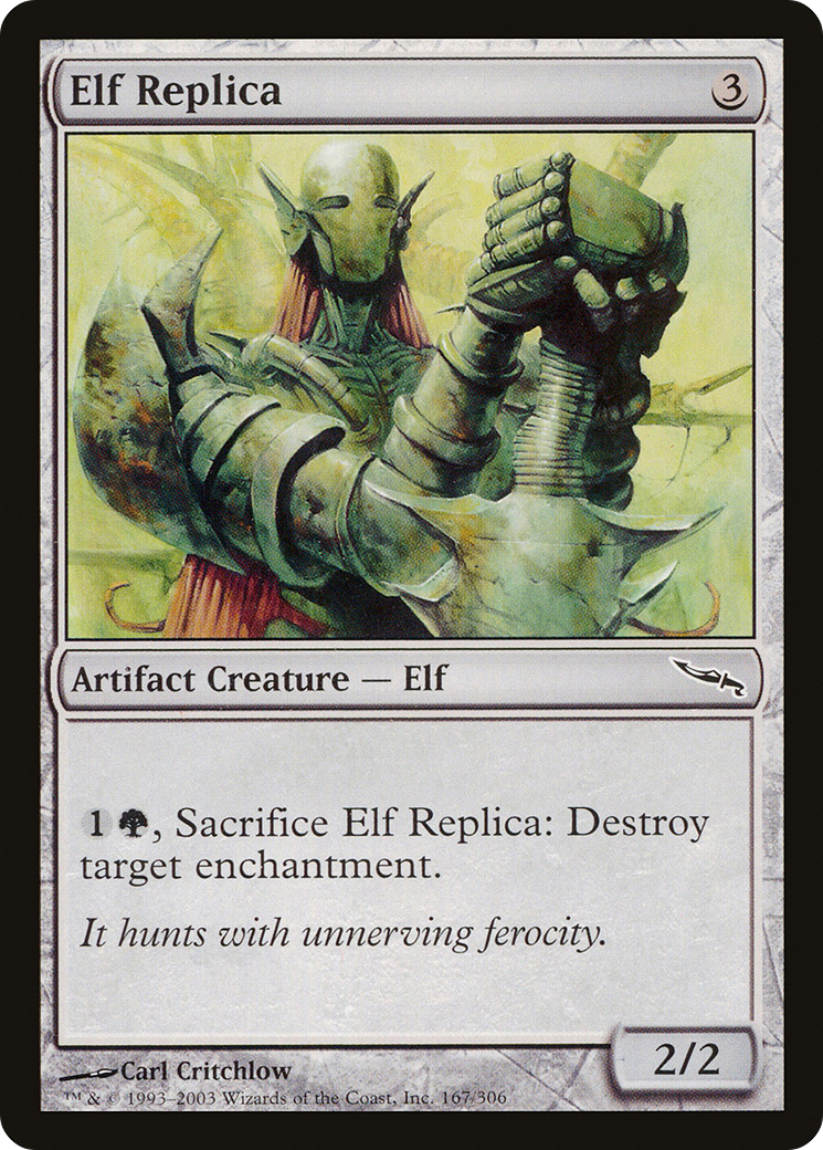 Elf Replica (MRD-167) [Mirrodin] Foil MTG Single Wizards of the Coast