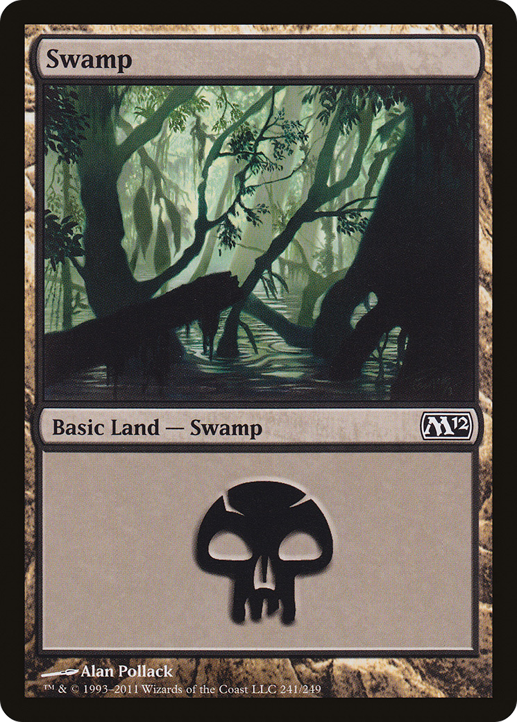 Swamp (241) (M12-241) [Magic 2012] MTG Single Wizards of the Coast