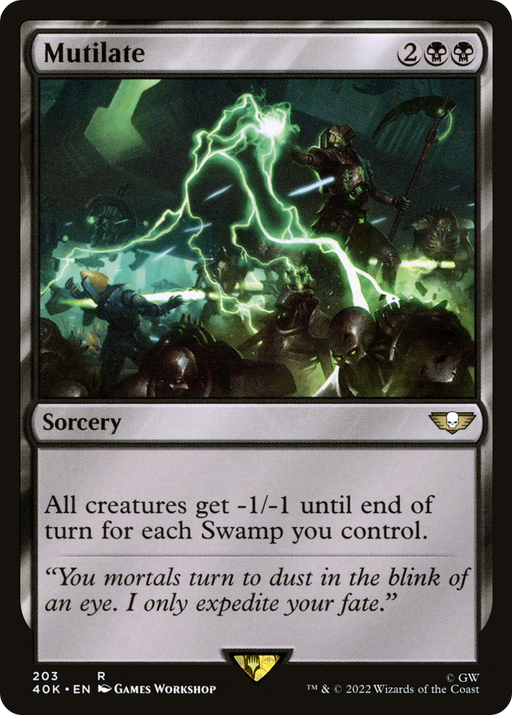 Mutilate (40K-203) [Warhammer 40,000 Commander] MTG Single Wizards of the Coast