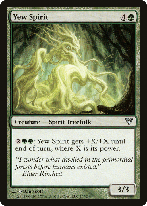 Yew Spirit (AVR-207) [Avacyn Restored] Foil MTG Single Wizards of the Coast