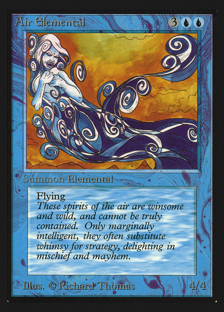 Air Elemental (IED-047) [Intl. Collectors' Edition] MTG Single Wizards of the Coast