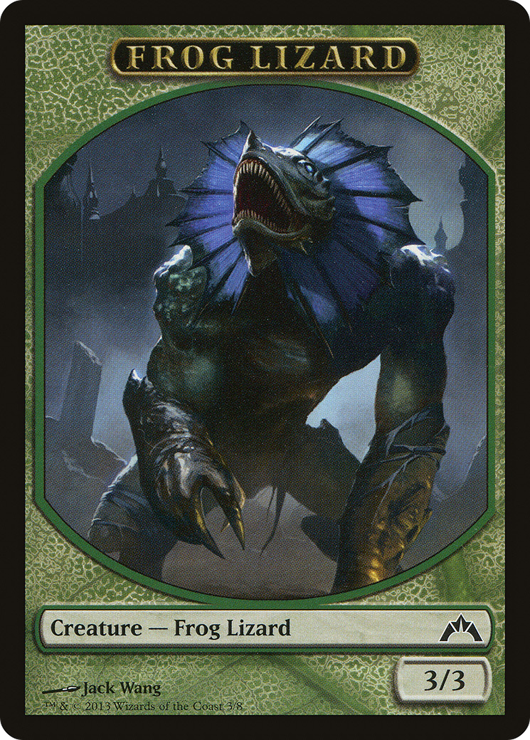 Frog Lizard (GTC-003) [Tokens] Gatecrash Tokens MTG Single Wizards of the Coast