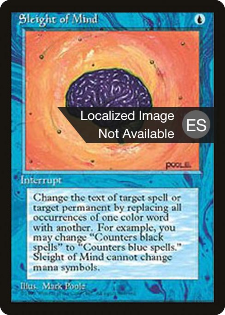 Sleight of Mind (4BB-102) [Fourth Edition Foreign Black Border] MTG Single Wizards of the Coast