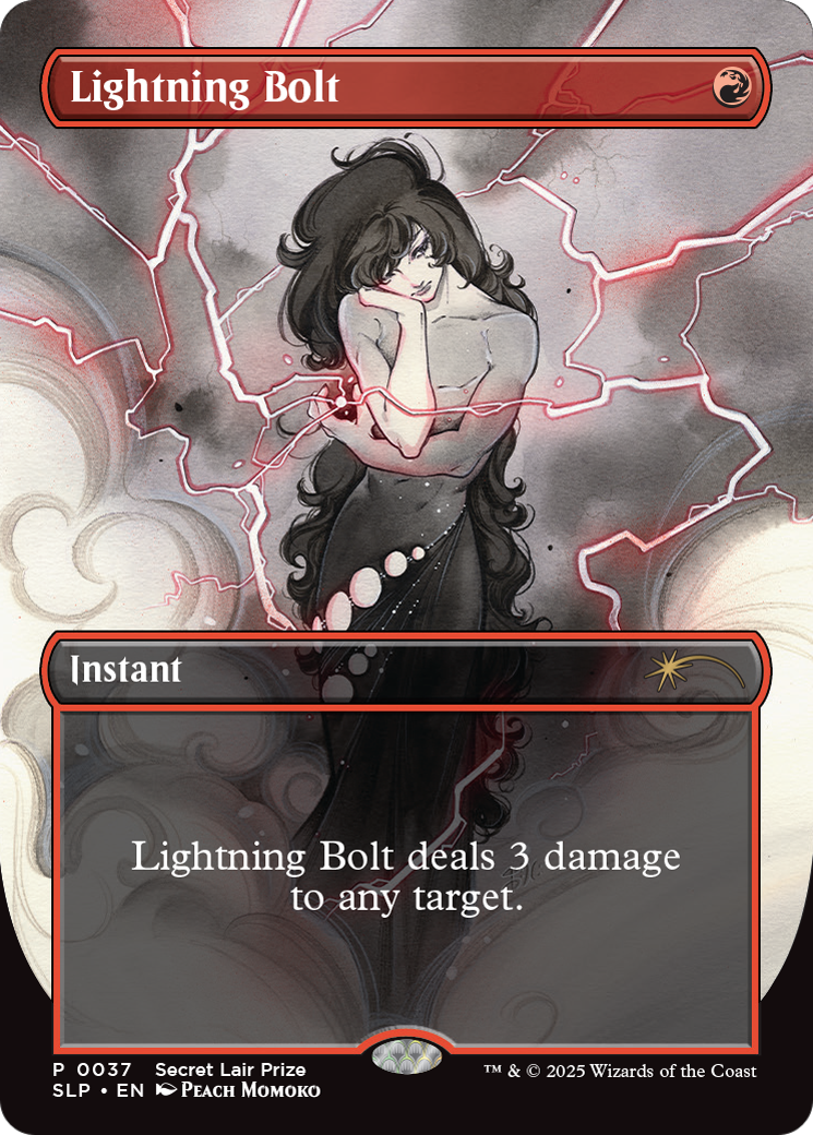 Lightning Bolt (0037) (SLP-037) [Secret Lair] Showdown MTG Single Wizards of the Coast