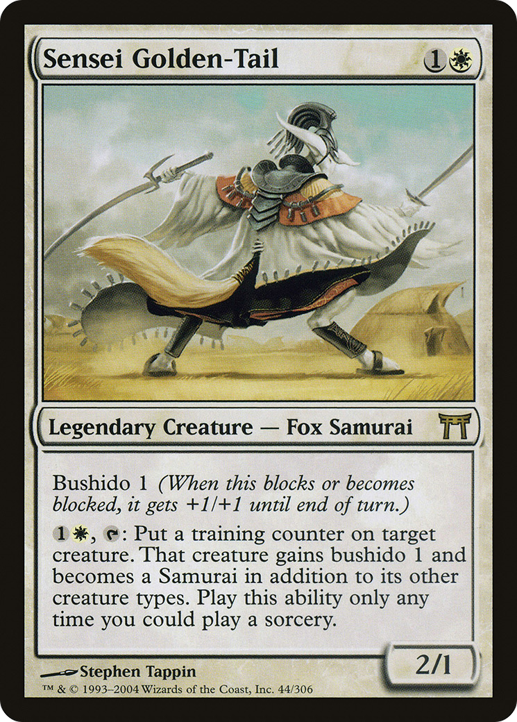 Sensei Golden-Tail (CHK-044) [Champions of Kamigawa] MTG Single Wizards of the Coast