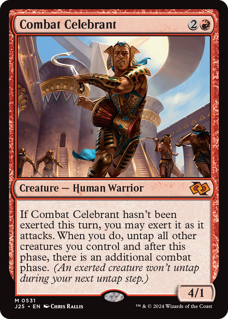 Combat Celebrant (J25-531) [Foundations Jumpstart] MTG Single Wizards of the Coast